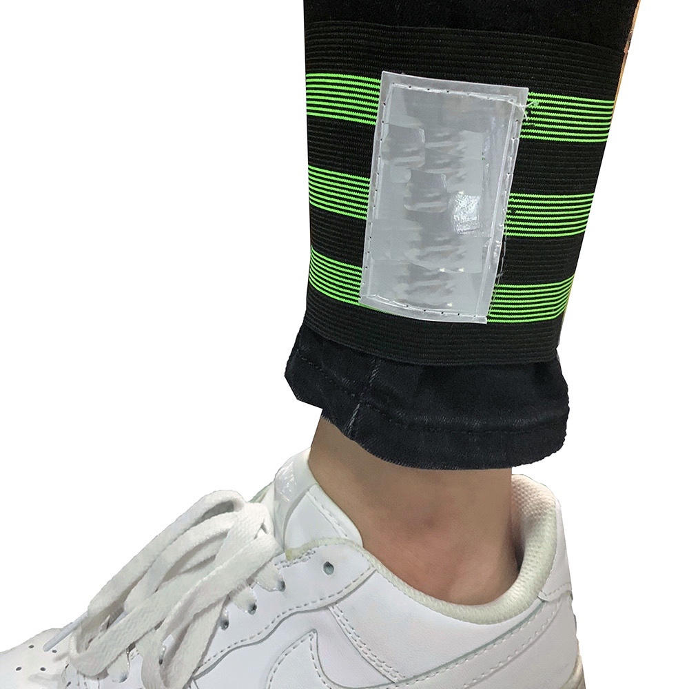 reflector Bracelet Reflective arm wrist leg ankle band Strap for bike Pants Cuff Clip