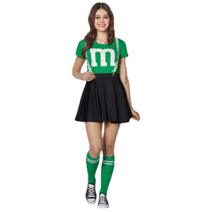 Custom Adult Cheerleader Team Dance T-shirt Skirt Sets Multiple Colors cheerleader Uniform For Girls