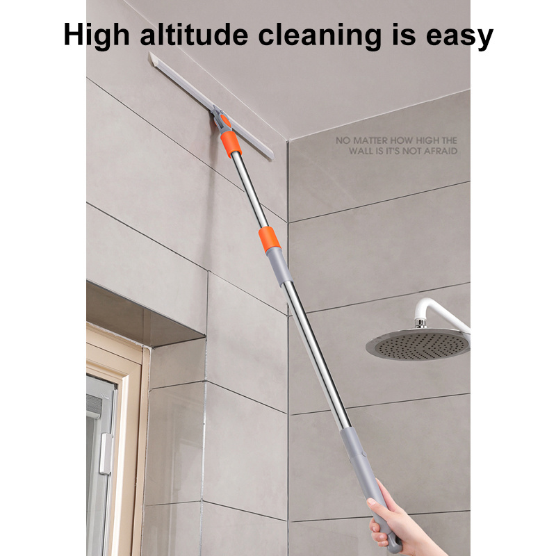 Multifunction Magic Broom Magic Floor Wiper Rotatable Wiper Scraper Telescopic Broom Floor Cleaning Tools