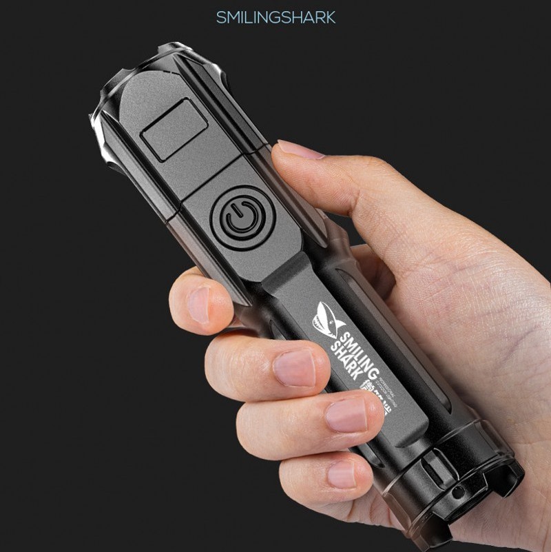 Flashlight Strong Light Rechargeable Zoom Giant Bright Xenon Special Forces Home Outdoor Portable Led Luminous Flashlight