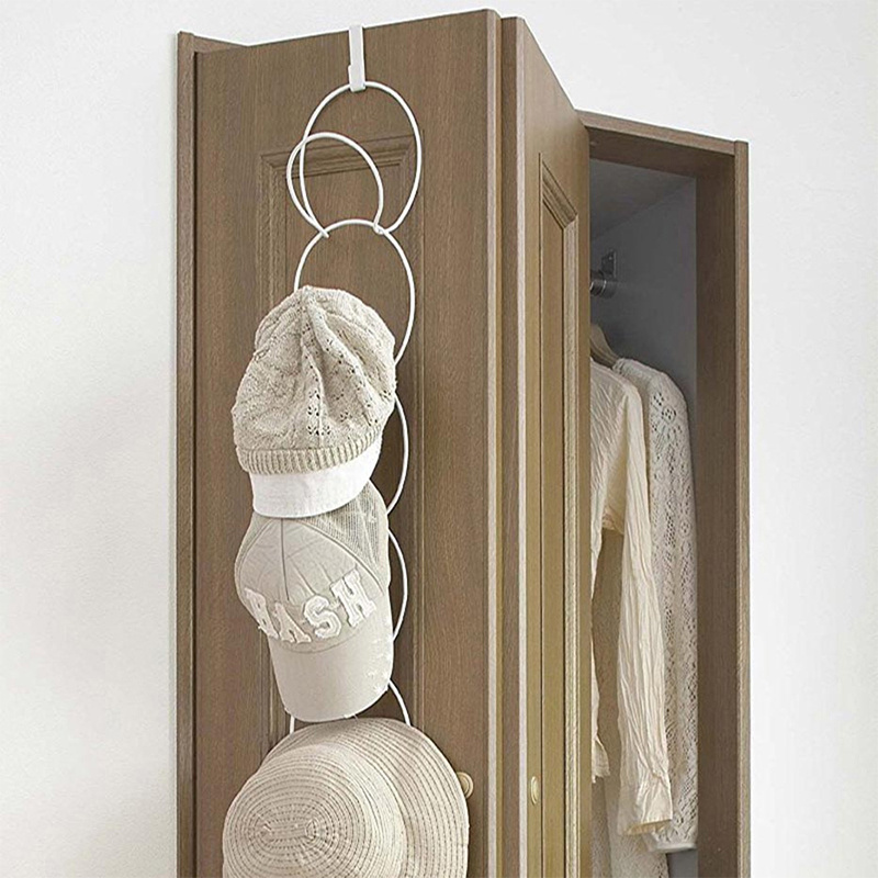 Baseball Cap Rack Hat Display Holder Door Closet Clothes Scarf Towel Round Storage Shelf Home Organizer