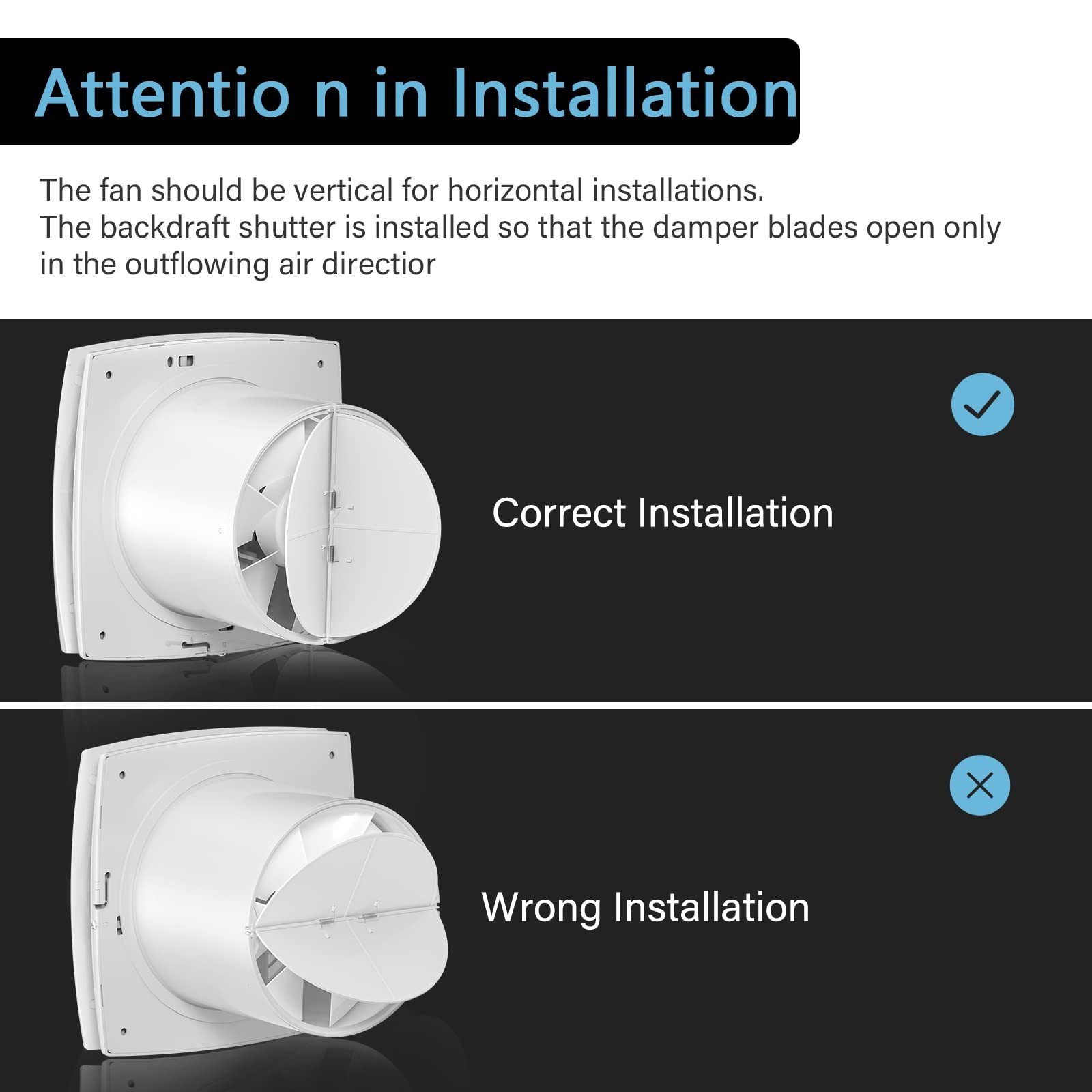 Exhaust Fan 110 CFM 1.0 Sones 5.9