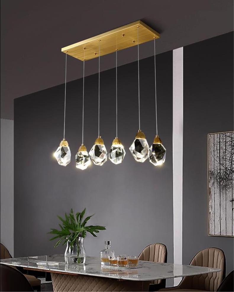 Modern sputnik v chandeliers & pendant lights DIY customize doctor who k9 crystal led GU10 light source pendant lamp chandelier