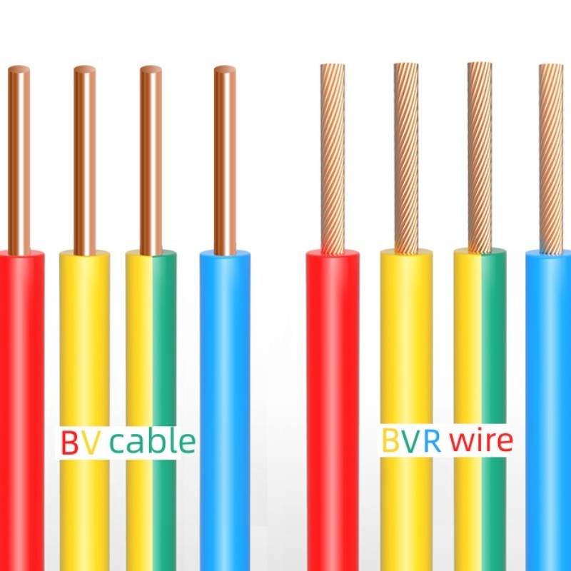 Electric Cable Single Core Copper 3mm 4mm 10mm 25mm House Wiring Cable Wire Price Per Meter Solid Core Copper Wire