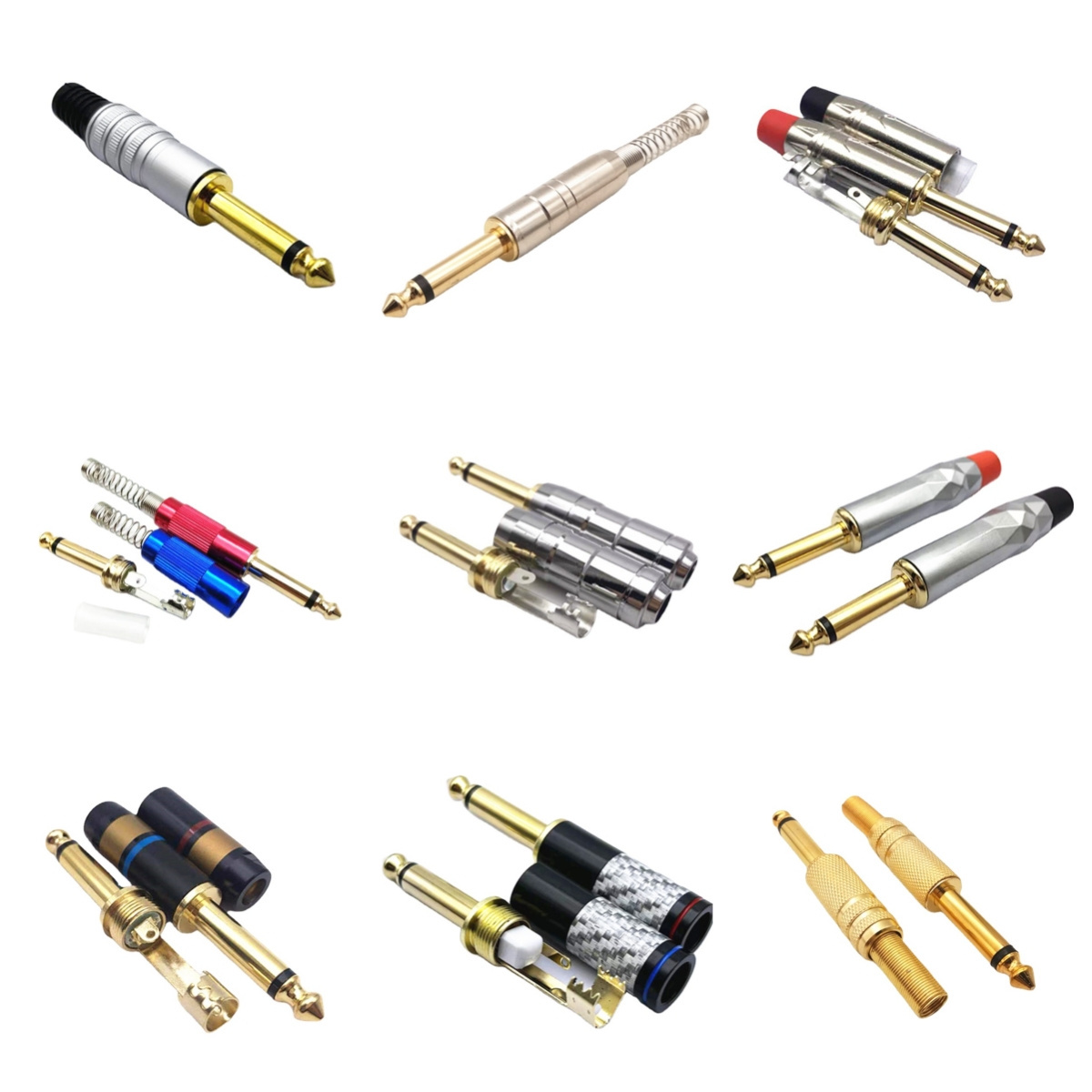 RCA Connector Male Plug Plastic Yellow AV Amplifier Connector l Shape RCA Jack Audio Connector Small Monitor 5 inch RCA Plugs