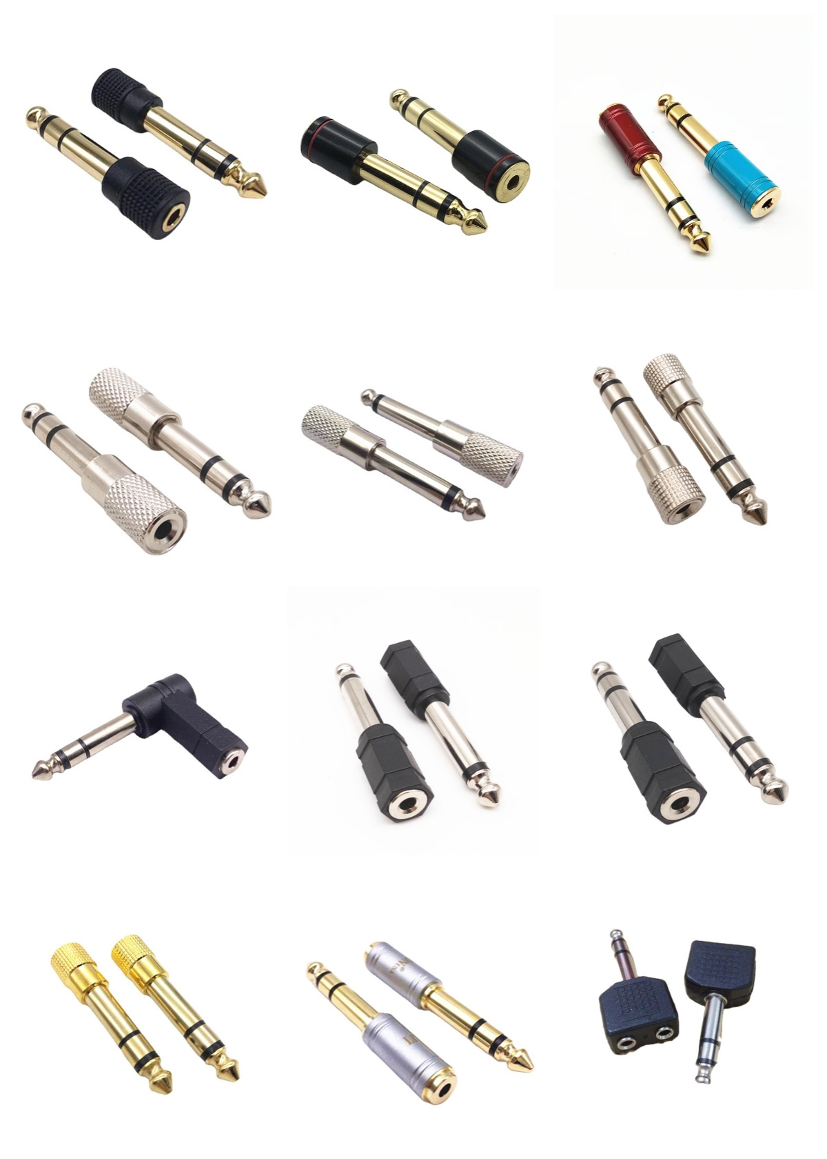 RCA Connector Male Plug Plastic Yellow AV Amplifier Connector l Shape RCA Jack Audio Connector Small Monitor 5 inch RCA Plugs