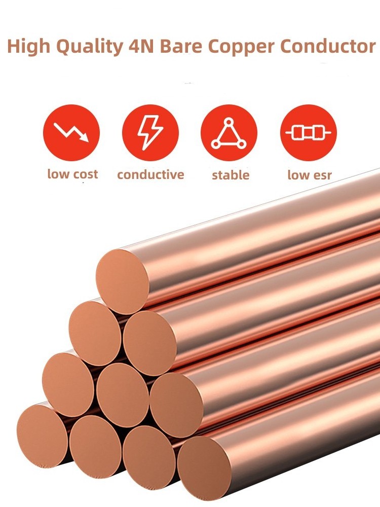 Electric Cable Single Core Copper 3mm 4mm 10mm 25mm House Wiring Cable Wire Price Per Meter Solid Core Copper Wire