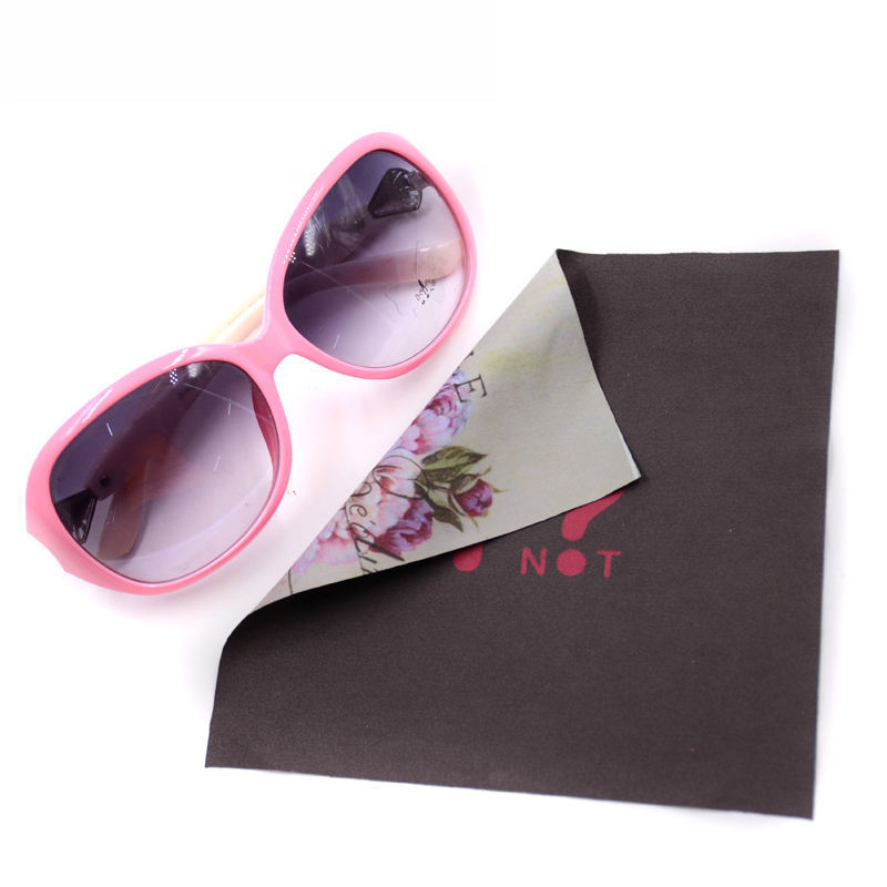 East sunshine Fashion Design Bulk Selling Microfiber Fabric 100% Polyester glasses lens cleaning cloth eyeglasses clean cloth