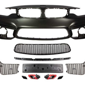 Facelift Front Bumper Assembly PP Body Kit for BMW 4 Series F32 upgrading to M4 primer side skirts conversion grille