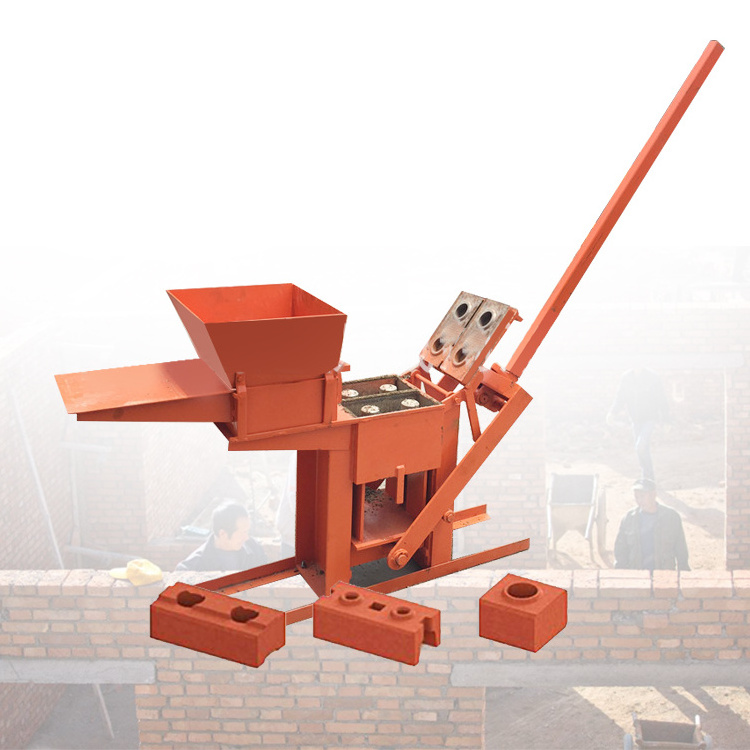 Automatic clay soil interlocking brick making machine press ecological bricks compressed earth blocks machines