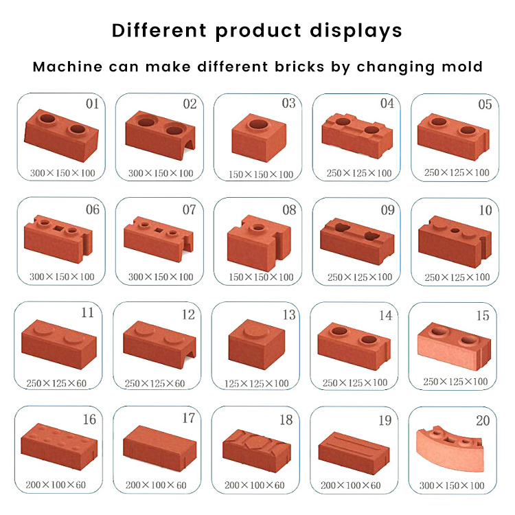 Automatic clay soil interlocking brick making machine press ecological bricks compressed earth blocks machines