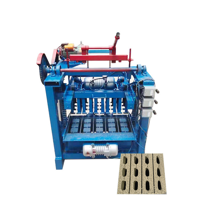 Hollow Brick Making Mini Hydraulic Press Block Brick Machine Small Simple Interlocking Brick Making Machine