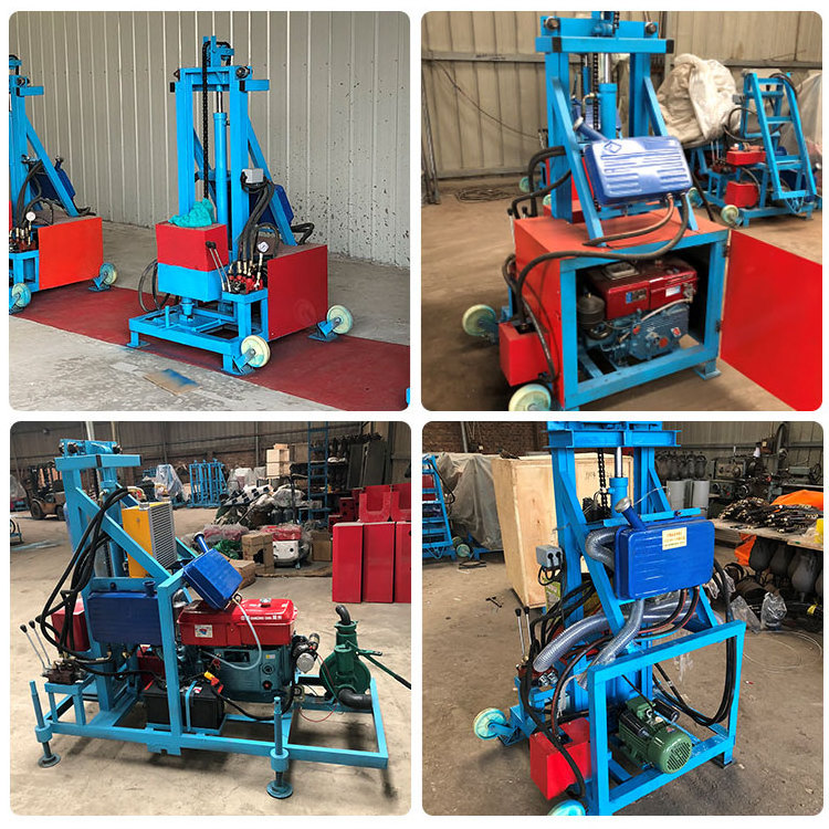 small mini water well drilling rig/ water well drill machine/ portable hydraulic drilling rig