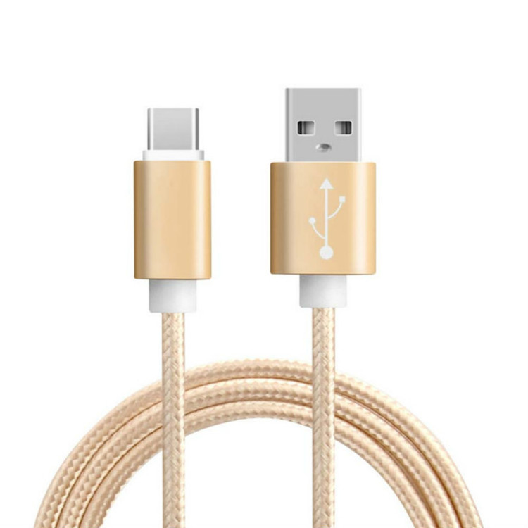 1.5M Cord Nylon Braided USB3.1 Typ-C Charger Data Sync Fast Charging USB C Cable