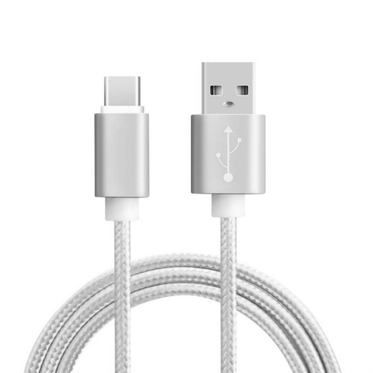 1.5M Cord Nylon Braided USB3.1 Typ-C Charger Data Sync Fast Charging USB C Cable