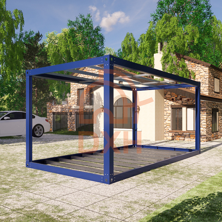 20ft 30ft 40ft container house frame flat pack luxury mobile prefabricated home detachable steel frame