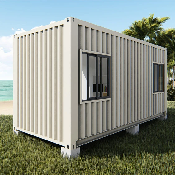 factory prefab assembled shipping container house 20ft 40ft prefabricated container home with balcony