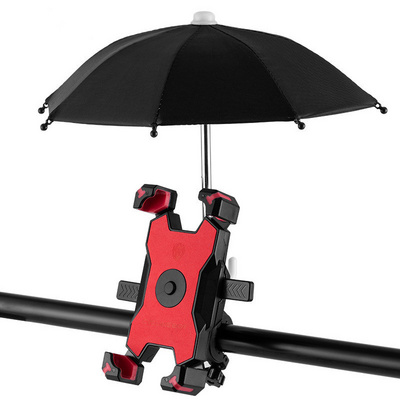 Nice Quality Waterproof Stable Bracket Bike Cycling Phone Holder With Umbrella Motorcycle Rearview Mirror Phone Stand