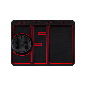 2022 Hot Sale Phone Holder Storage Pad 4-in-1 Multifunctional PVC Anti-slip Mat For Car Dashboard