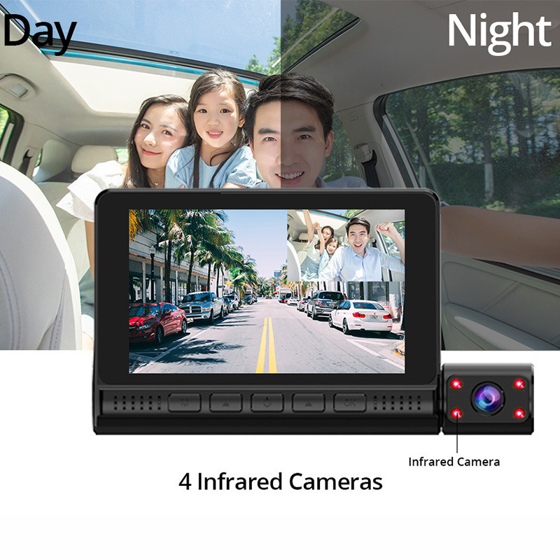 CareDrive Dash Camera 4K Dual Lens Hd 1080P Driving Recorder Night Vision G-Sensor Loop Recording Car Camera Black Box Avto Dvr