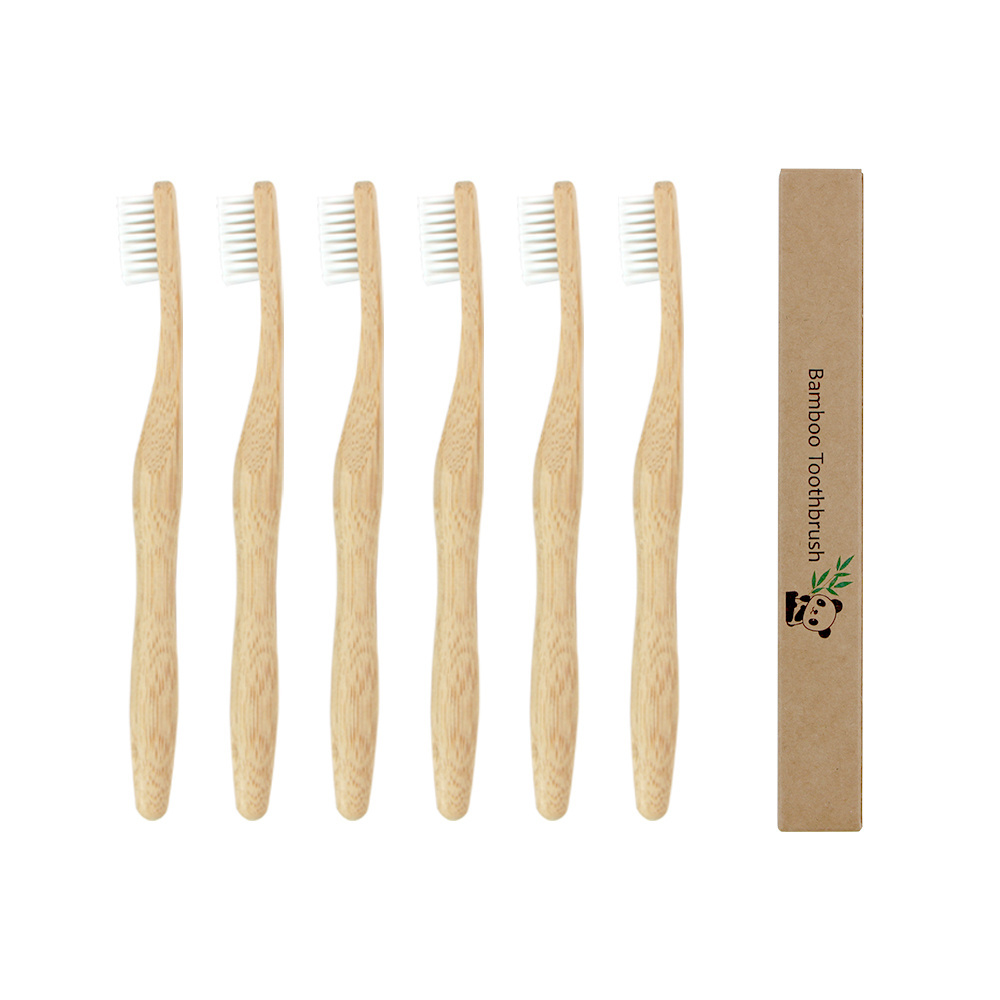 Custom Logo Best Quality Manufacturer 100% Organic Biodegradable Adult Kids Bamboo Charcoal Bristles Bamboo Toothbrush With Case