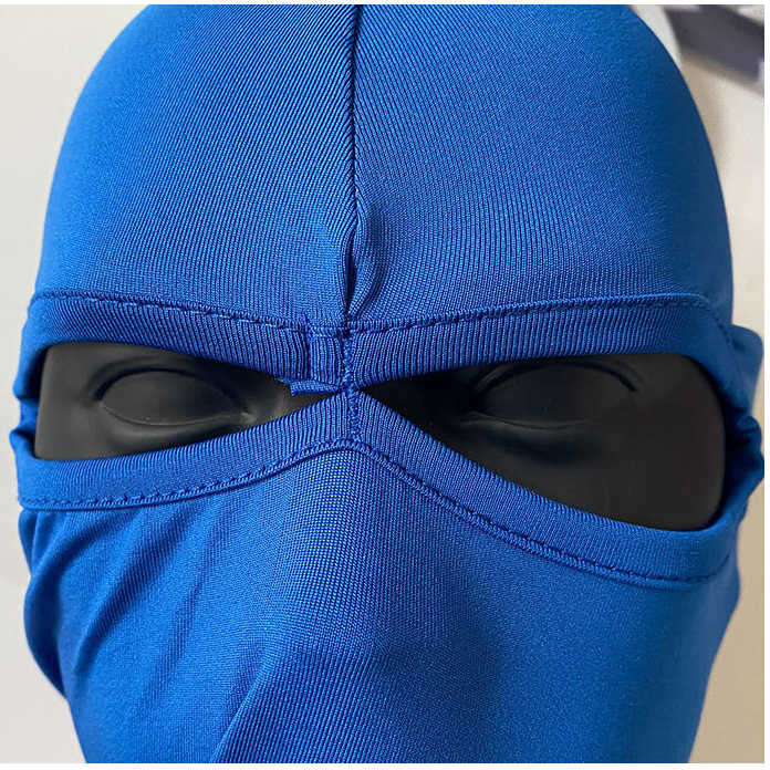 Custom logo face mask Knit Full Face Cover 2 hole balaclava