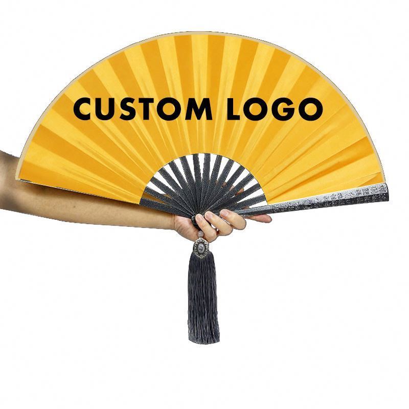 Full Customized Metal Fan With Gift Box Custom Folding Aluminum Hand Fan Pink Hand Held Metal Hand Fans