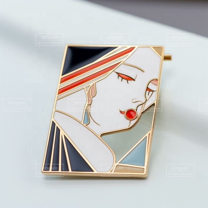 Factory customized popular wholesale metal crafts metal pins lapel pin for clothing