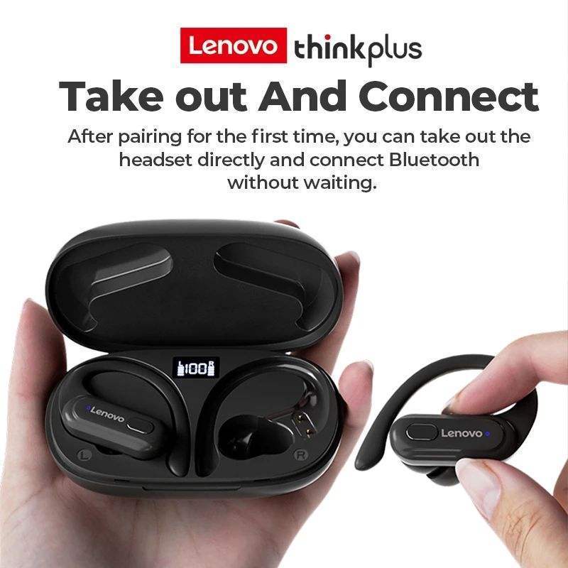 Original auriculares lenovo earbuds XT60 sports gaming headsets business ear hook tws wireless earphone