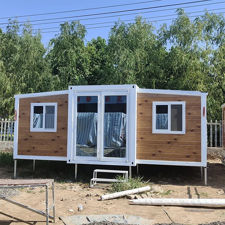 factory customized prefab folding expandable portable moving container home prefabricated  container house with trailer