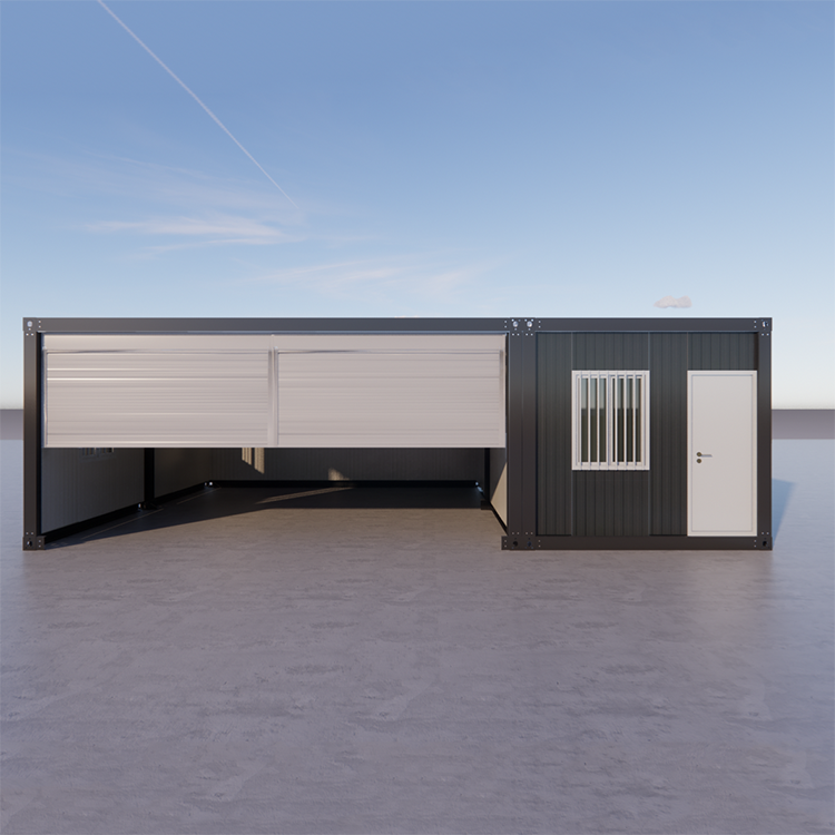 20 40 foot detachable prefabricated office container homes movable prefab container flat pack house with garage