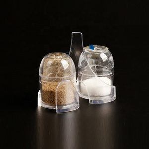 Promotional Personalized Mini Disposable Plastic Salt And Pepper Shakers Set Airline Salt And Pepper Shaker Wholesale