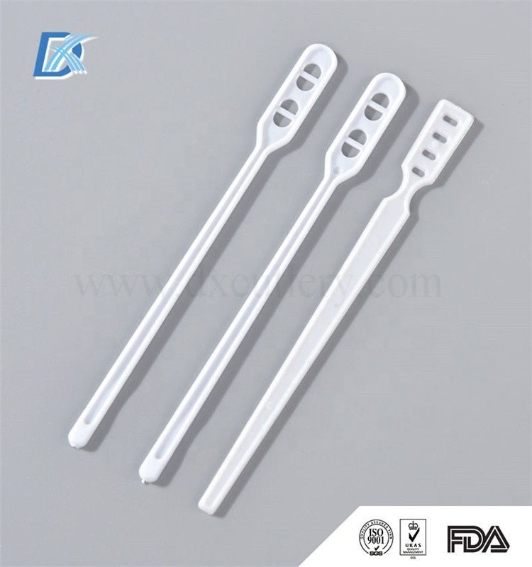 110mm China Factory Mini Custom Disposable Plastic PP Coffee Stirrer