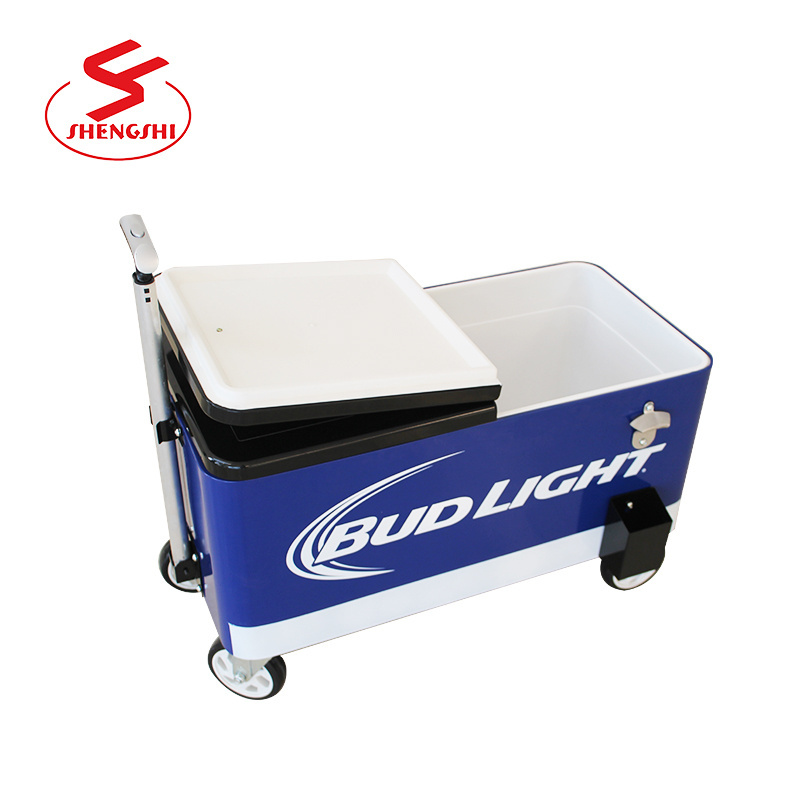 New product ideas 2019 patio large cooler on wheels for BBQ