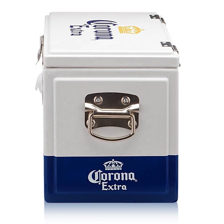 20L Retro Metal corona Outdoor Beer Cooler Box