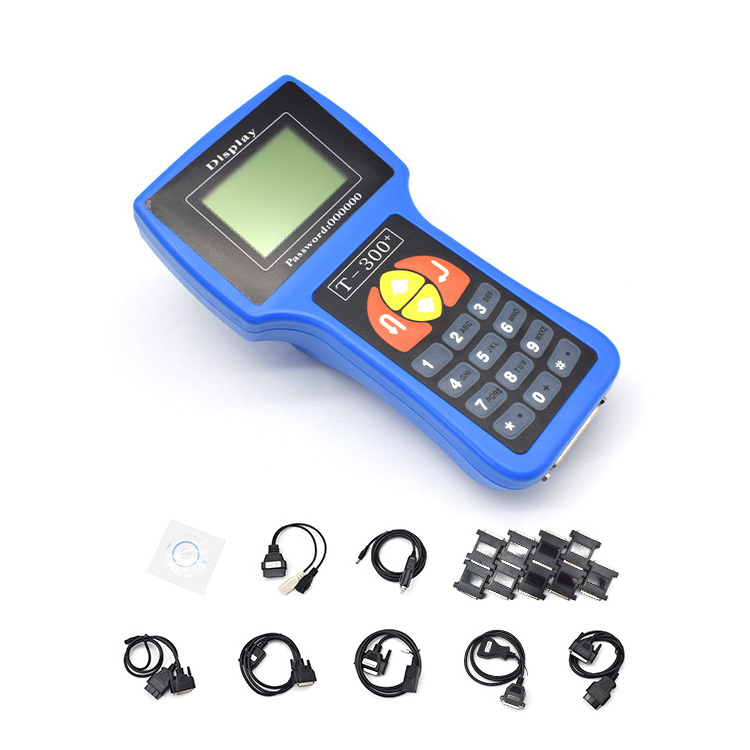 Car Key Programmer T300 main unit V16.8 T 300 Auto Transponder Key Decoder T-CODE T-300 Diagnostic blue/black Color T300