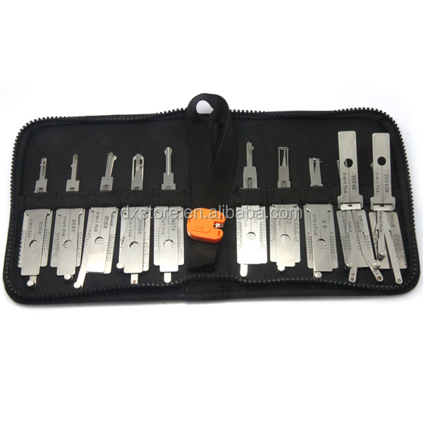 Locksmith supplier smart pick Auto 2 in 1 decoder lock smith suppliers car mechanic tool set