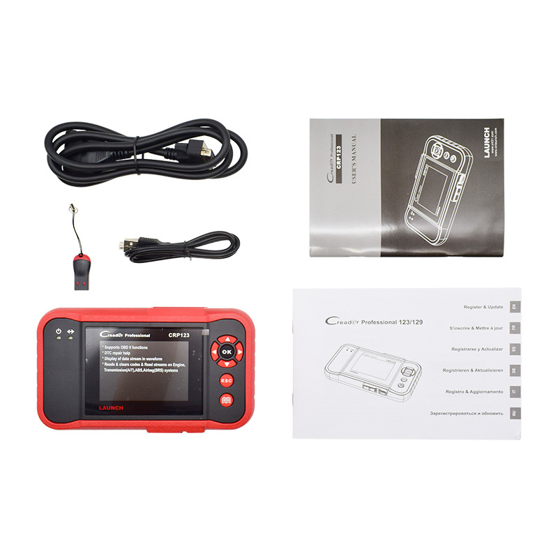 X431 CRP123 OBD2 EOBD automotive scanner ABS Airbag SRS Transmission Car Diagnostic Tools Code Scanner