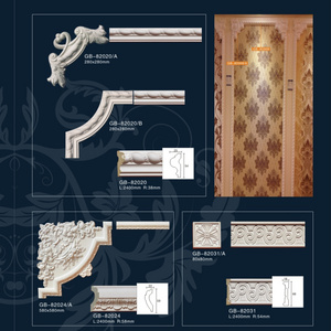 Factory wholesale interior wall decoration panel moulding corner carve corner moulding corner pu ceiling molding