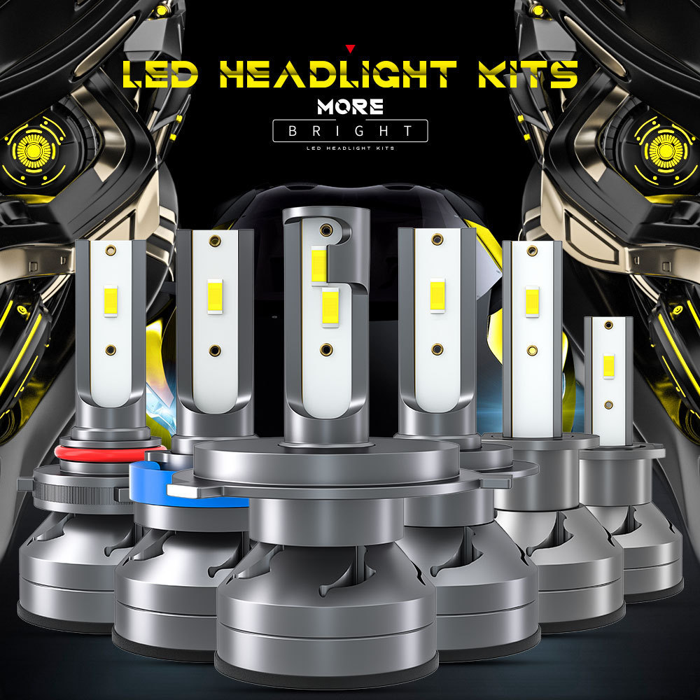 DXZ H4/9003/HB2 12000lm Car LED Headlight Bulbs Conversion Kit  High/Low Beam Light CSP  6500K AUTO Headlamp Lighting system