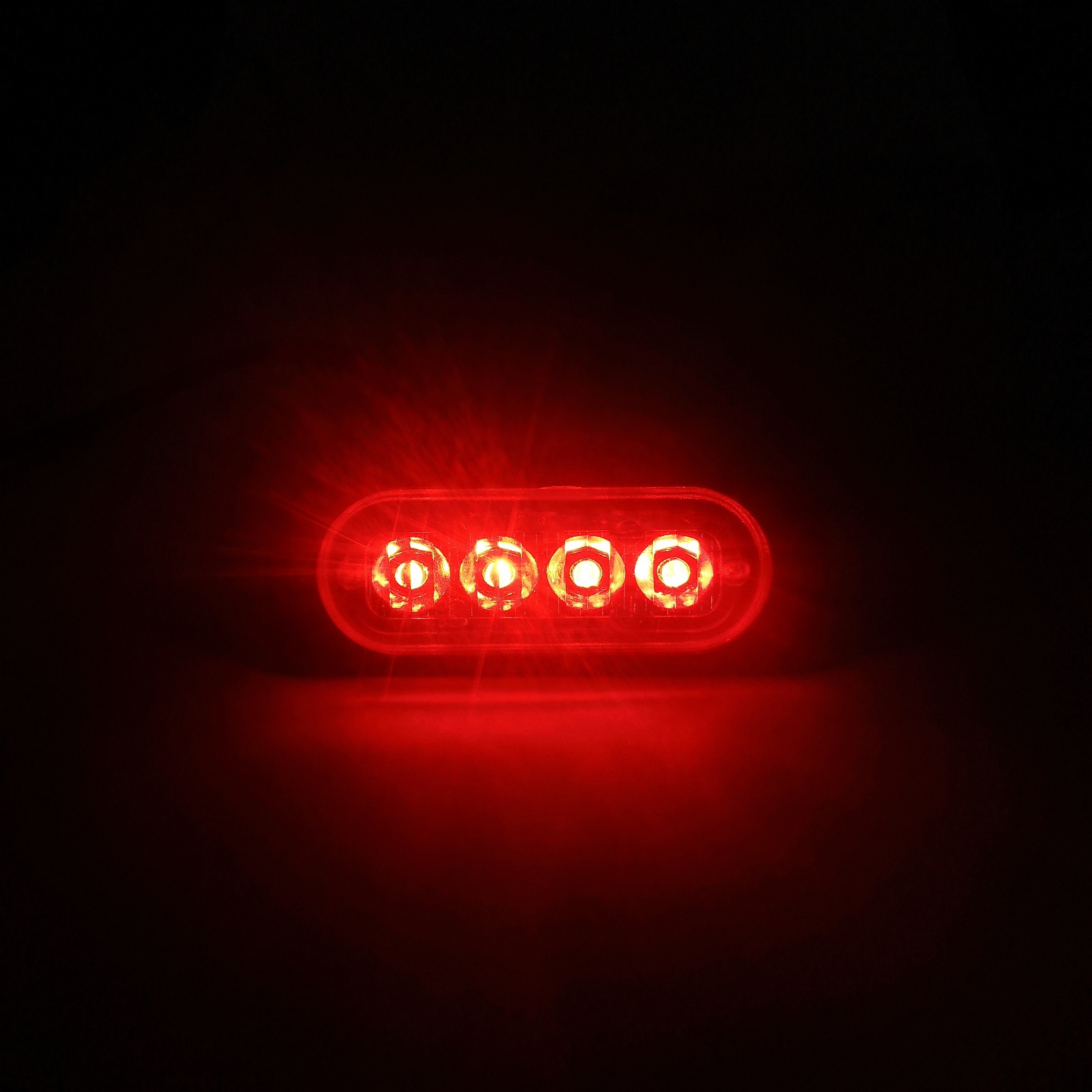 DXZ 4LED Amber Warning Light Side Marker Light LED Clearance Indicator Light for Truck Trailer RV Car Boat Bus Lorry