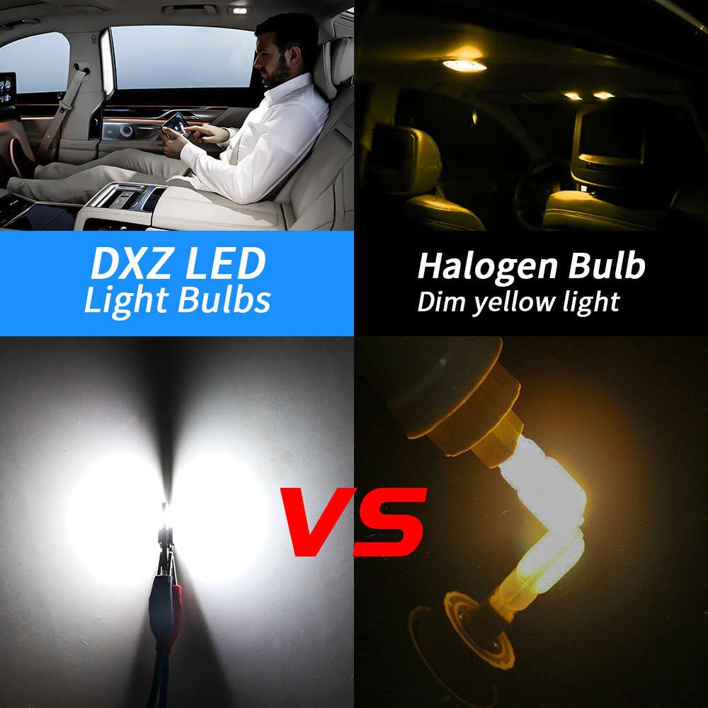 DXZ Car Headlight T10 3030 6 Lights Canbus H4 H7 H1 LED H8 H9 H11 4300K 5000K 6500K Auto fog Light 12V LED Bulb