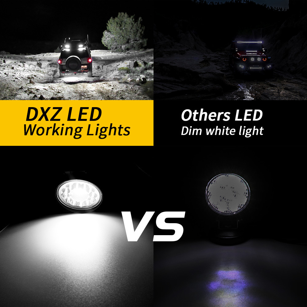 DXZ High Power Spot Beam Lamp Auto Car Lights Marine Boat 152W Offroad 4