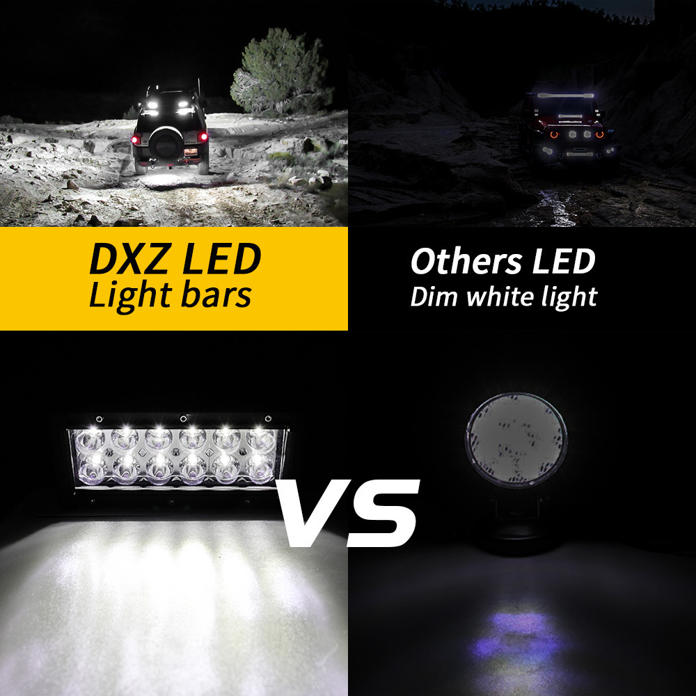 DXZ led light bar off road cheap high quality wholesale multi inch led light bar for hummer dirt bike boat 4x4 ATV UTV