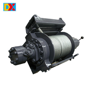 High Quality 3 Ton 12000lb Winch 12V with Metal Control Box 10ton Hydraulic Winch Single Drum Winches Pulling Forest Logging Hyd