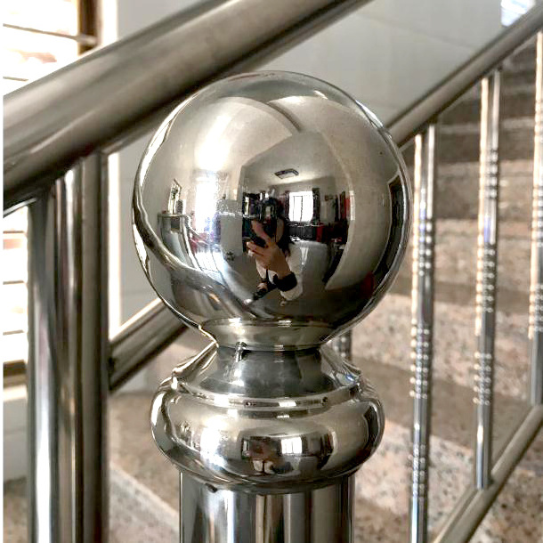 2 INCH Stainless Steel Handrail Ball with Base for  Balcony Railing Stair Accessories