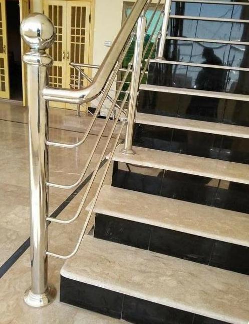 2 INCH Stainless Steel Handrail Ball with Base for  Balcony Railing Stair Accessories