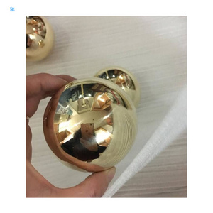 high quality brass hollow sphere with through hole ,used for lamp shade