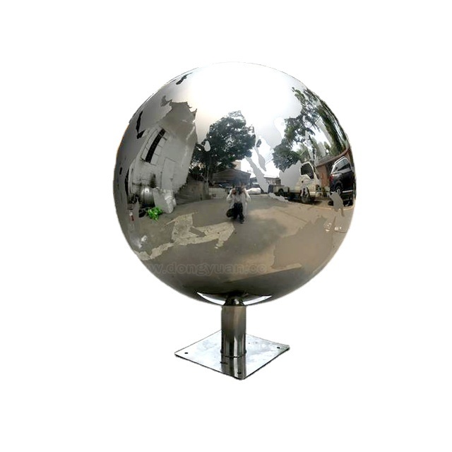 High Mirror Polished Stainless Steel Water  Fountain Ornament