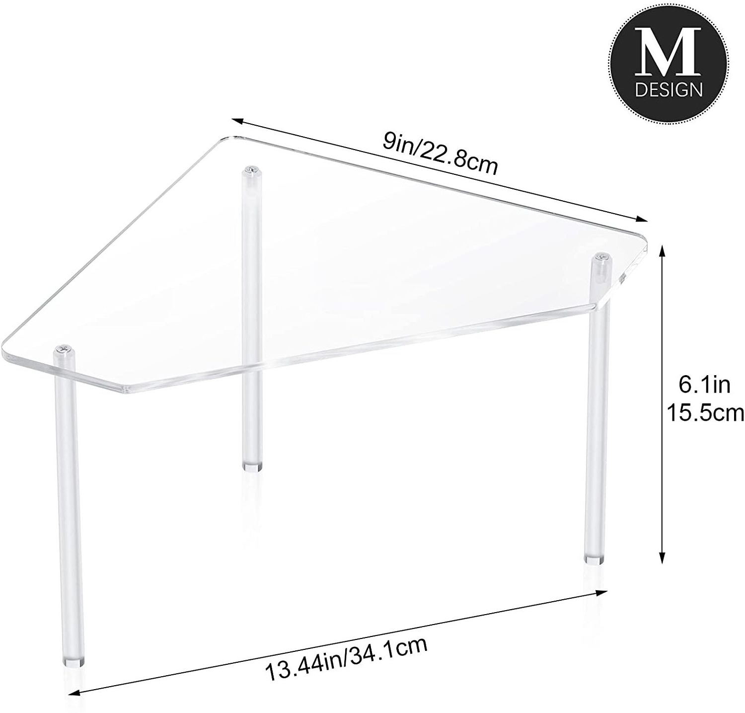 Clear Acrylic 6 Section Drawer Organizer